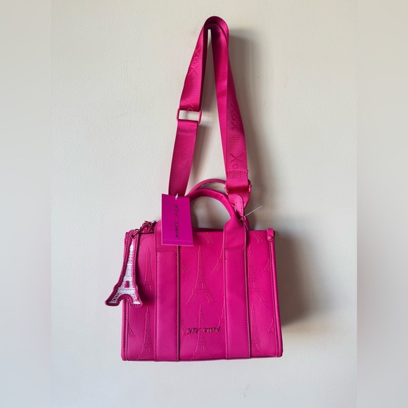 Betsey Johnson Pink Eiffel Tower Bag - Picture 2 of 5